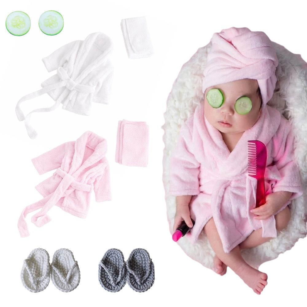 Flippers Swimming - Cute Photography Props Newborn Baby Bathrobes