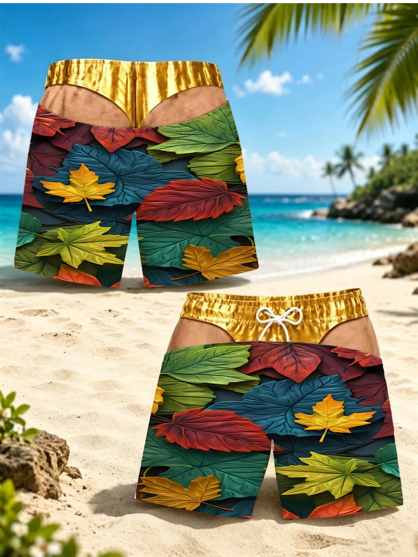 Men's Shark Fin Wave Print Swi - Swim Fins review and price
