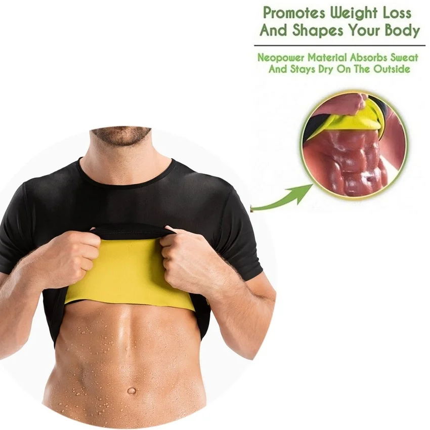 Sauna T Shirts Men Flat Belly  - Wetsuit Men review and price